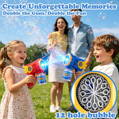 Automatic LED Bubble Blaster Set