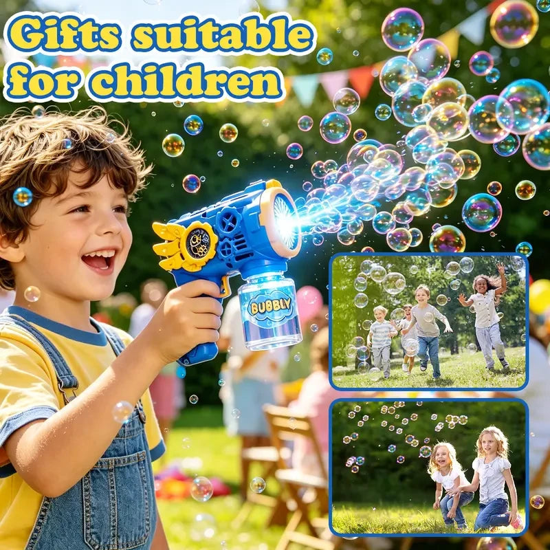 Automatic LED Bubble Blaster Set