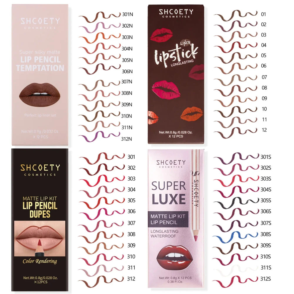 Matte Lip Liner Set