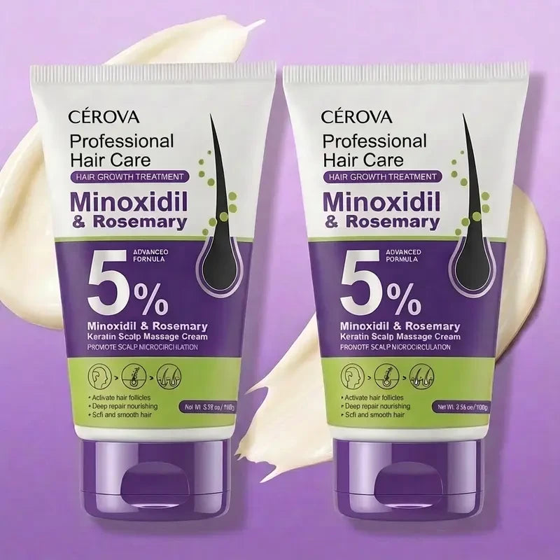 Cerova Minoxidil Rosemary Hair Growth Massage Cream