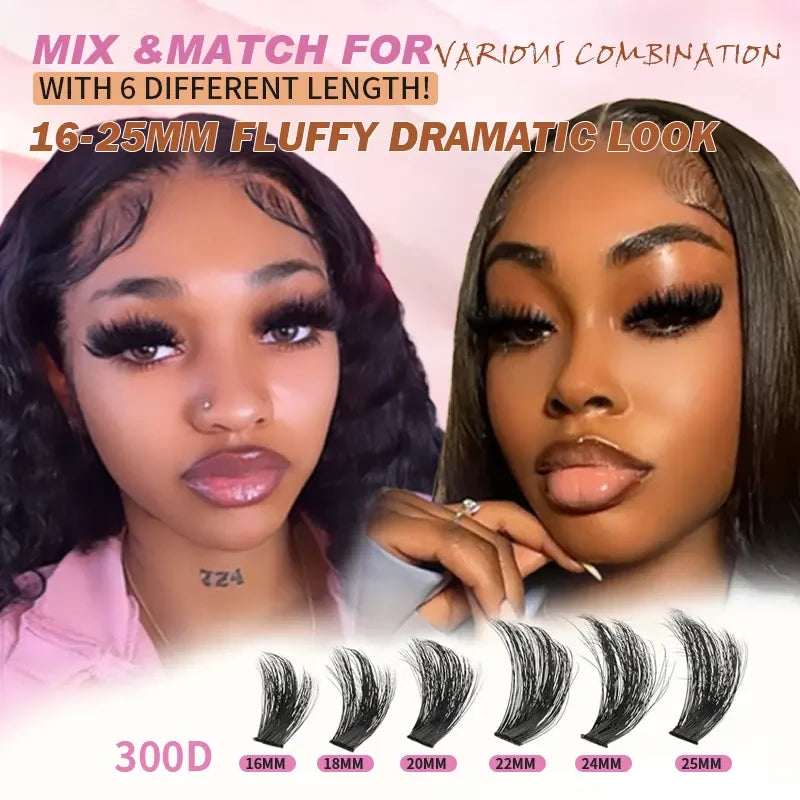 Fluffy Lash Clusters