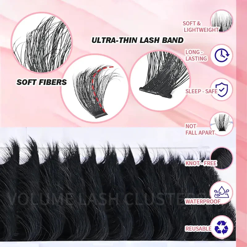 Fluffy Lash Clusters